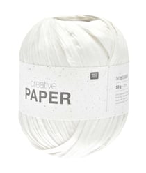 Pelote Creative Paper – Rico Design : Le Fil Idéal pour Vos Créations en Papier 01 Blanc