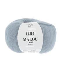 Pelote d'Alpaga et laine MALOU LIGHT - LANG YARNS 33 Bleu