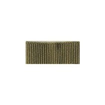 Bobine 25m galon aspect gros grain Kaki 15mm