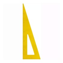 Equerre - Pour tableau - 60°C - 60cm - Bois - Aimanté - Pour les enseignants