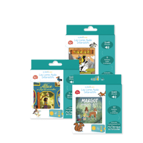 3 Livres audio interactifs - Pack les héros Lunii 40 histoires pour les enfants de 5 à 8 ans