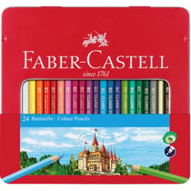 Boîte de 24 crayons de couleur Castel Faber-Castell