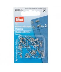 Agrafes et oeillets pour pantalons, jupes et lingerie taille 1 à 3 - Prym Taille 2