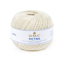Pelote de laine - 100% coton - Ecru - DMC - Petra - Grosseur 5