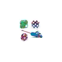 Itsy pack (rose/turquoise) Clixo - Jeu de construction magnétique, flexible, durable et imaginatif – 18 pièces - dès 4 ans
