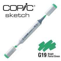Copic - Marqueur à l'alcool Copic Sketch G19 Bright Parrot Green