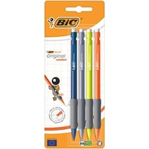 Pochette de 4 Porte-mines Matic Grip 0,7 HB BIC