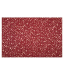 Tissu coton Noël Rênes de 140 cm de largeur splendide rouge vendu par 50 cm