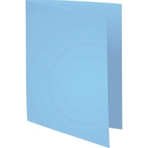 Paquet de 100 chemises Super Exacompta 24 x 32 cm carte rigide bleu
