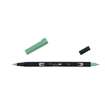Lot de 6 feutres double pointe pinceau - TOMBOW - Vert houx - ABT Dual Brush Pen