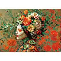 Puzzle 2D 500 pièces - Portrait de la Reine Lézard - Educa