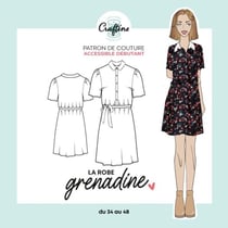 Patron Craftine Robe Grenadine - Format Papier