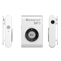 Lecteur MP3 Étanche IPX8 Avec Écouteurs FM 8GB Pour Natation et Plongée Blanc YONIS