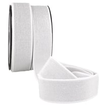Elastique métal 40mm blanc au mètre