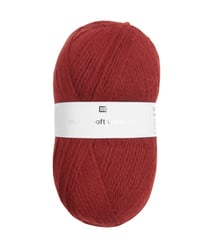 Fil de laine à tricoter Creative Soft Wool Aran - 100GR - Rico Design 34 Rouge