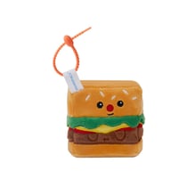 Squarepal Porte Clés - Burger - Peluche Anti-Stress - À Partir de 2 ans