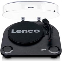 Platine avec haut-parleur Lenco LS-40 noir