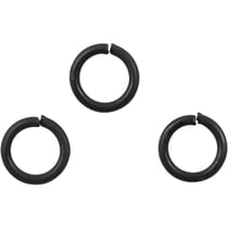 Anneaux ouverts 7 mm - Métal noir - 50 pcs