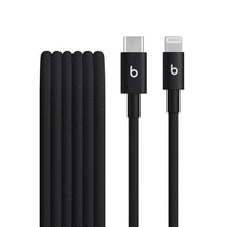 Câble Beats USB C vers Lightning - Câbles - Tissé - 1-18528821 - Noir - 1,5 m