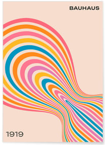 Affiche Bauhaus 10 | A3 : 29,7x42cm