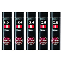 Mine de rechange Pentel - AIN STEIN C279 - 0,9 mm - Dureté B - Lot de 5 étuis de 36 mines