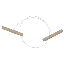 Boucle de fil avec manches en bois, 1 pce
