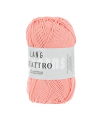 Fil à tricoter 100% coton QUATTRO - Lang Yarns 29 Rose