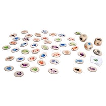 Cherche et trouve en bois : les poissons - bs toys - jeu de societe observation