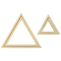 Cadres tambour broderie - Triangles - 2 pcs