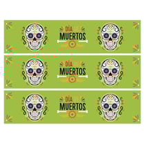 Contours de gâteaux - Calavera Vert