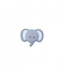 Carte de 2 boutons Tête d'Elephant 20mm - Union Knopf Gris