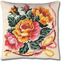 Kit coussin demi point Roses