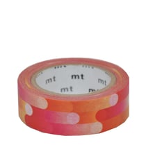Masking tape - Dégradé rouge et jaune - 7 m x 15mm