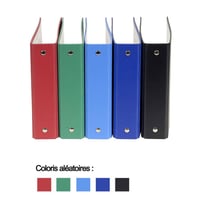 Classeur rigide 2 anneaux 18x14cm - Exacompta