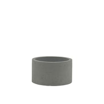 Pot à bougie en béton gris 200 ml