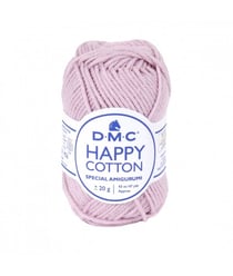 Pelote de 20Gr - coton spécial Amigurumi HAPPY COTTON - PPSC - Oeko Tex- Dmc 769 Rose