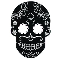 MégaCréa DIY - Masques enfant à gratter 23,5 x 16,5 cm + élastiques et grattoir 4 pièces