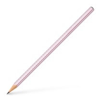Crayon gris - Crayon graphite - Rose avec strass - Mine B - Faber-Castell