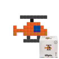 Kit mosaïque DIY pixel art - Hélicoptère - Mini