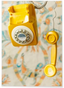 Affiche Yellow Phone 2 | A3 : 29,7x42cm