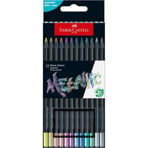 Crayons de couleur Black Edition Metallic. étui carton x 12