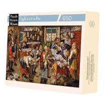 L'Avocat de village de Brueghel - Puzzle Michèle Wilson
