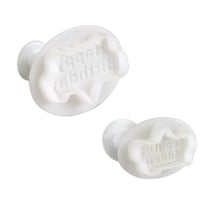 Set de 2 Emporte-pièces Poussoirs - Happy Birthday