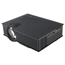 Vidéoprojecteur LED Télécommande 1200 Lumens Support 1080P HDMI Windows Mac Noir YONIS