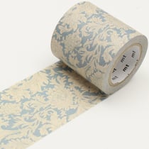 Masking tape - William Morris - Chrysanthème bleu - 10 m x 50mm
