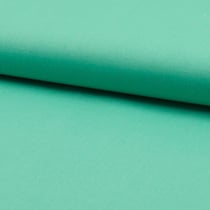 Tissu Coton uni Vert turquoise