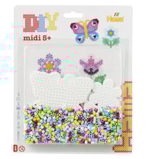 Perles a repasser grand modele plaques Fleur et Papillon