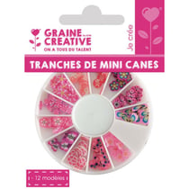 Graine Créative - Tranches de canes MINI MINI Amour
