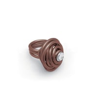 Fil aluminium Ø 2,5 mm 5 mètres Marron