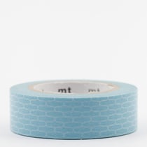 Masking tape - alvéoles bleu - ajiro hisoku - 10 m x 15mm